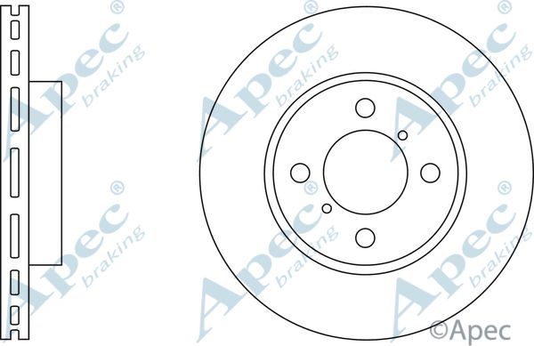 APEC BRAKING Bremžu diski DSK2546